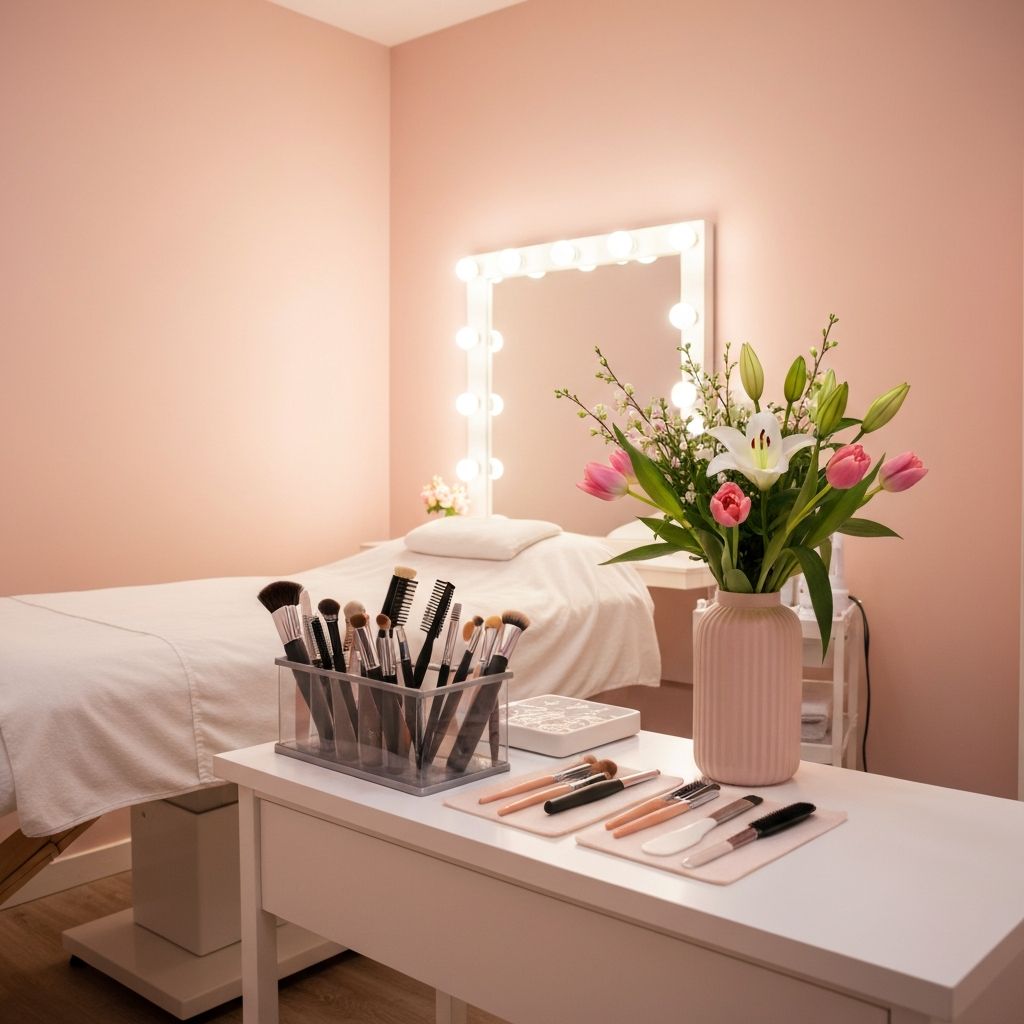 Welcoming beauty treatment room at Sonals Beauty Studio in Ryde
